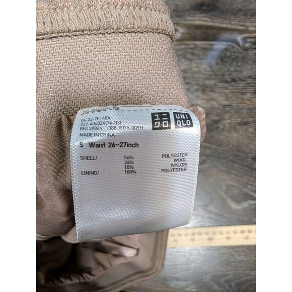 Uniqlo Skirt Womens 6 Wool Blend Flat Front A Line Preppy Old Money Minimal 153 - Picture 3 of 5